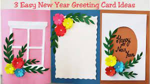 With shutterfly, it's easy to make a card that looks beautiful and offers everything you want to say. Easy New Year Greeting Card Design