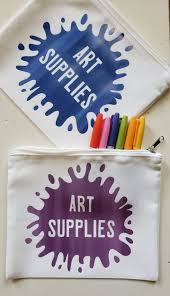 Make An Art Supplies Pouch With Cricut Infusible Ink And The Cricut Machine Infusible Ink Supplies Pouch Cricut Tutorials