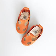 Baby Shoes Baby Moccasin Kindergarten Outfit First Steps Shoes Orange Shoes Leather Soft Baby Shoes Handmade Mary Jane T Stap Shoes