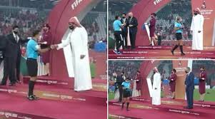 The eyes of the football world will soon be on qatar for the first major tournament of the year. Qatari Royal Refuses To Acknowledge Female Officials At Fifa Club World Cup