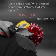 Write Name On Love Rose Quotes Images If you like rose pic, you might love these ideas. write name on love rose quotes images