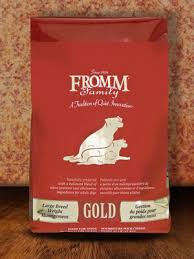 We rate fromm dog food highly and are happy to recommend it. Dog Products Fromm Family Foods