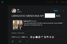 May 23, 2021 · prank ojol lagi. Pamer Foto Bareng Youtuber Prank Ojol Fadli Zon Malah Dihujat Netizen Hitekno Com