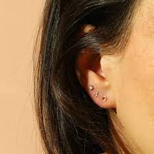 Individual Initial Stud 14k Solid Gold Melanie Auld Jewelry Canada