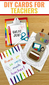 A cute way to thank your teacher on teacher day. Diy Cards For Teachers Easy Handmade Teacher Card Ideas Diy Cards For Teachers Diy Teacher Gifts Teacher Card Ideas