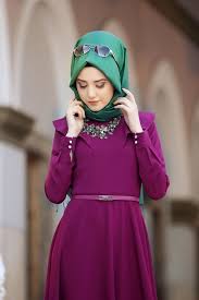 Miray Elbise Fusya Musluman Elbisesi Musluman Modasi Elbise