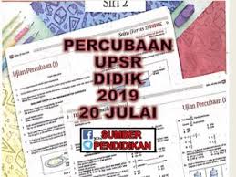 Biasanya upsr dijalankan selama 5 hari. Sokesto Bestari Percubaan Upsr 2019 Didik 20 Julai