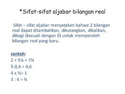 Dibawah ini terdapat beberapa contoh soal bilangan real yang menggunakan operasi berbeda. Materi Dan Contoh Soal Sistem Bilangan Kalkulus Jawabanku Id