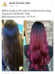 Applying it again on dyed hair is like asking the cream to remove the dye and reverse the hair color. Dark Roots With Arcticfox Purple Rain And Wrath Melt Arctic Fox Hair Color Hair Color Coloured Hair