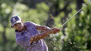 Charlie Woods, Tiger Woods celebrate Florida golf state title