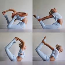Dhanurasana 4 Ways Today S Pose For Letskeeptheheat Is Dhanurasana Or Bow Pose There Are So Many Expressions Of Thi Bow Pose Yoga Bow Pose Yoga Photoshoot
