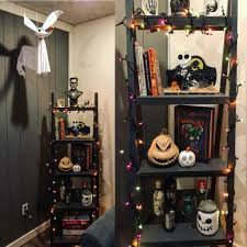 Painted nightmare before christmas standing yard decor. I Got A Little Too Anxious To Start The Nightmare Before Christmas Theme In My Living Room This Year So I Restricted Myself To Just This Corner For Now Halloween