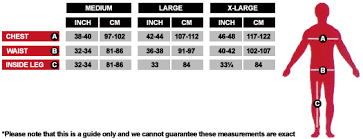 Joke Shop Sizing Info