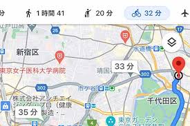 Google マップ 日本で自転車ルート対応 東京 大阪 福岡など Impress Watch