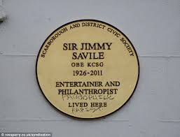 His family said they requested the removal of the headstone out of respect to public. Jimmy Savile Gravestone Removed By Family As Police Launch Hunt For Bbc Child Abuse Accomplices Daily Mail Online