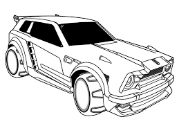 Children living in the age of astronautics show a keen interest in flying technology, dream of flying to the stars, and a collection of rocket coloring pages can become the first step in realizing their dreams. Fennec Rocket League Coloring Page Free Printable Coloring Pages For Kids