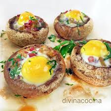 Si tienes próximamente una celebración te invito a que los. Champinones Rellenos De Huevo De Codorniz Receta De Divina Cocina