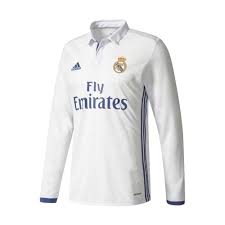Shop the hottest real madrid football kits and shirts to make your excitement clear this football season. Real Madrid 16 17 Long Sleeve Home Jersey