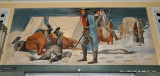The Murals In The Rincon Annex Post Office Have Lived A Long And Very Controversial Life In 1941 The Wpa Held A Competit Art And Architecture Art Public Art