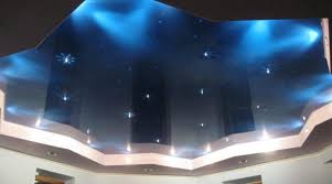 Looking for suspended ceiling company for your project? Suspended Ceiling With Lighting 41 Photos Glowing Glass Suspended Ceiling With Led Strip On The Perimeter