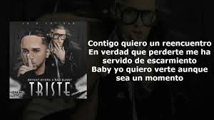 Leave) is a song by puerto rican rapper bad bunny. Contigo Bad Bunny Bryant Myers Letra Www Btmponsel Com