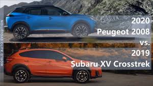 The subaru crosstrek was subtly, yet effectively, redesigned for the 2018 model year. 2020 Peugeot 2008 Vs 2019 Subaru Xv Crosstrek Technical Comparison Youtube