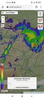 Předpověď počasí pro českou republiku. Pocasi Online Morava Boure Postupuje Dale Na Sever Pocasi Se Uklidnuje Radar Bourky Facebook