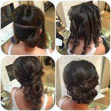 Step By Step Bun Updo Hair Tutorials Hair Styles Short Hair Styles Bridesmaid Hair