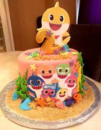 Birthday Party Ideas For 2 Year Old Boy In October Baby Shark Birthday Cake For 2 Year Old Girl In 2020 Baby Girl Birthday Cake Shark Birthday Cakes 2 Year Old Birthday Cake