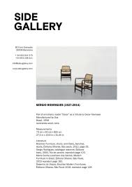 As an authorized dealer, you may request to. Sergio Rodrigues Pair Of Chairs Model Oscar Side Gallery