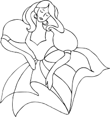 3594 bunga clipart gratis domain publik vektor. Gambar Garis Putri Mengantuk Domain Publik Vektor