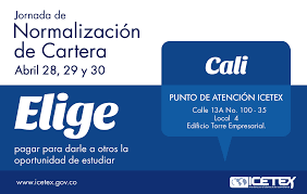 Ingresa a la página de icetex. Icetex A Partir De Manana La Jornada De Normalizaciondecartera Se Toma Cali Consulta Los Puntos De Atencion Y Horarios Aqui Http Bit Ly 1svvomc Facebook