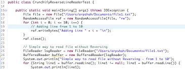 How To Read A File Line By Line In Reverse Order Reading Simple Java Program Reverse