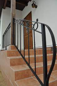 アイアン階段手すり アイアンクラフトじんぱち の制作日記 手すり 玄関 エクステリア 階段