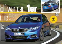 2019 Bmw 1 Series Hatchback Rendered With No Side Mirrors Bmw 1 Series Bmw Hatchback