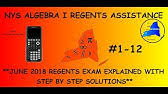 Read on to learn exactly what the algebra 1 regents exam entails, what kinds. Algebra 1 Practice Final Exam Jan 2020 Regents Exam Review Part 1 Youtube