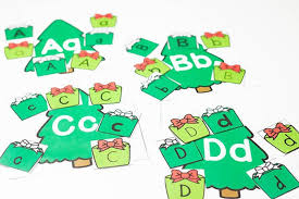 12 christmas activities for preschoolers. Christmas Tree Alphabet Sorting Life Over C S