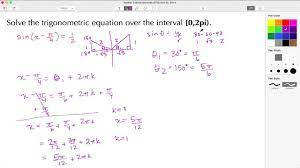 Maybe you would like to learn more about one of these? Click Hre To Learn How To Find All Of The Solutions To A Trigonometric Equation Over A Specified Interval 0 2pi We Then Verify Analysis Graphing Solving