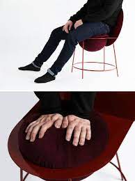 katia tolstykh has designed the proun chair sculptural chair chair design