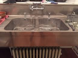 stainless steel kitchen sink with space