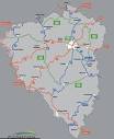 Plzeňský kraj - Mapa pro cyklisty