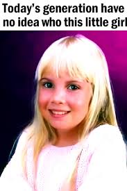 Today's generation have no idea who this little gir