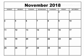 November 2018 pdf calendar printable: November Calendar 2018 Printable Template Novembercalendar2018 Novembercalendar2018printabl 2018 Calendar Template Blank Calendar Template November Calendar