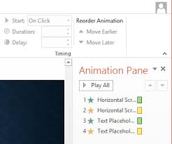 Most animations in powerpoint 2013 are initiated by mouse clicks. Powerpoint 2013 Animating Text And Objects
