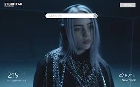 This logo used in her website starting 2019 in conjunction with her debut album when we all fall asleep, where do we go? Billie Eilish Wallpapers New Tab