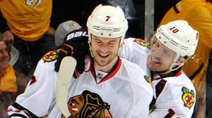 Brent seabrook meets the media after the final game of the season Blackhawks Sign Defender Brent Seabrook To 8 Year Extension Sporting News