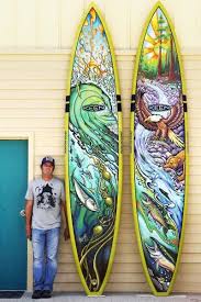 Painting Riviera Paddleboards For Keen Footwear American Adventures Surfboard Art Surfboard Painting Surfing