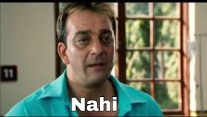 Sanjay Dutt Munna Bhai Mbbs Nahi Bollywood Funny Funny Images Laughter Funny Dialogues