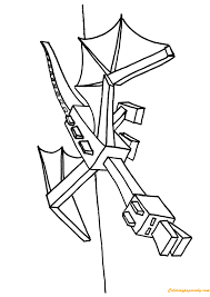 These black and white minecraft coloring pages are free. Ender Dragon Coloring Pages Cartoons Coloring Pages Coloring Pages For Kids And Adults