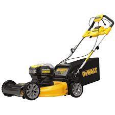 From craftsman's gas lawn mowers, cordless lawn mowers, and corded lawn mowers, we've got the match for you. Dewalt 2x20v Max Lithium Ion Cordless Brushless 21 5 Inch Walk Behind Self Propelled Mower The Home Depot Canada